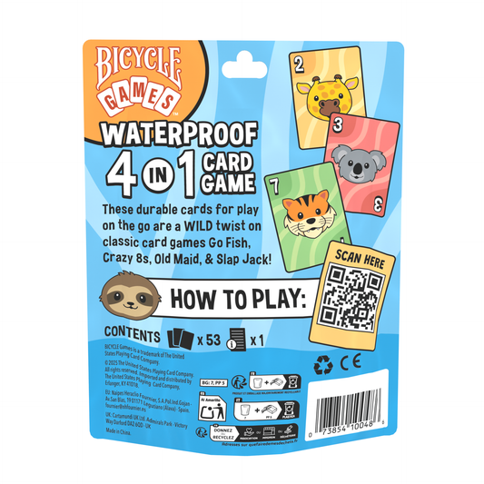 Bicycle: Waterproof 4-in-1 Card Games