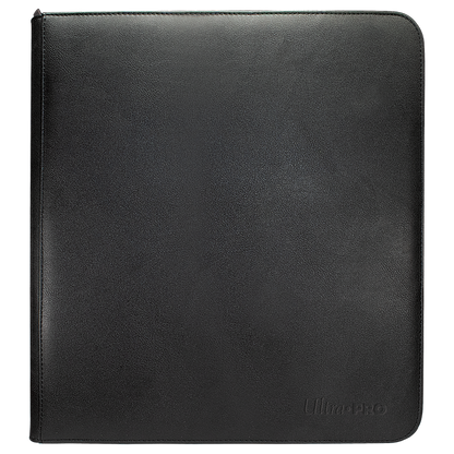 Vivid - 12-Pocket Zippered PRO-Binder - Black
