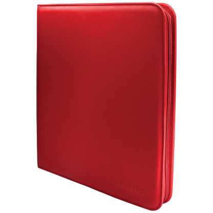 Vivid - 12-Pocket Zippered PRO-Binder - Vivid Red - Ultra Pro