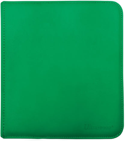 Vivid - 12-Pocket Zippered PRO-Binder - Green - Ultra Pro