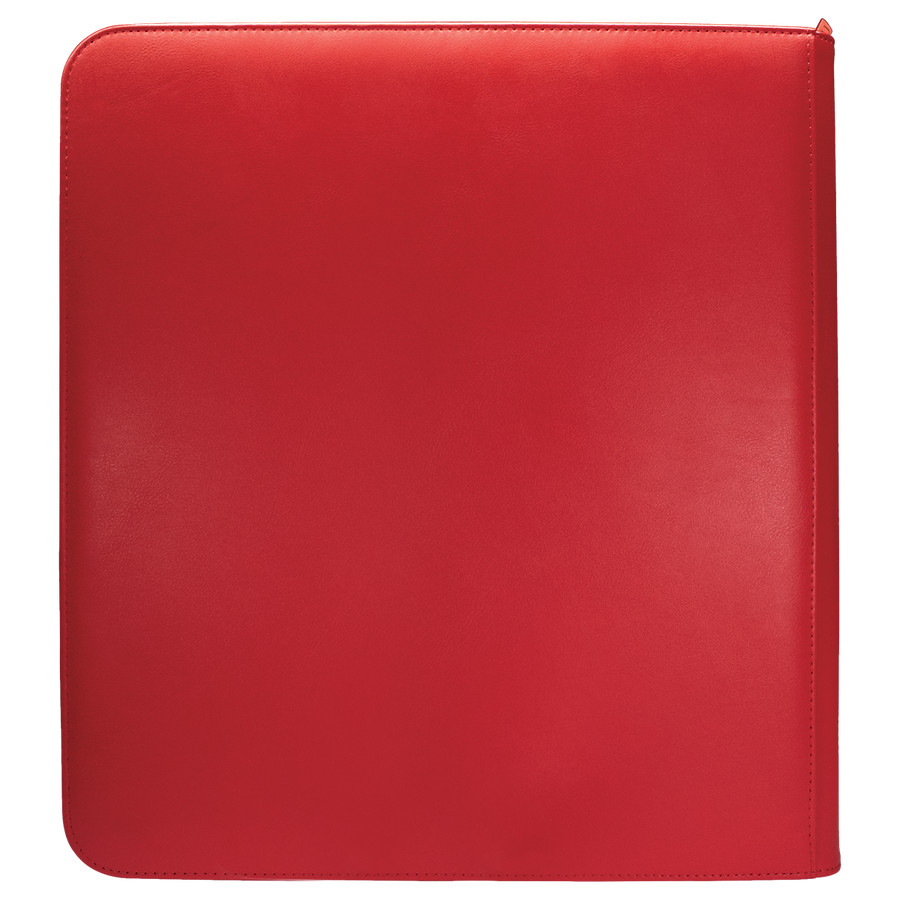 Vivid - 12-Pocket Zippered PRO-Binder - Vivid Red - Ultra Pro