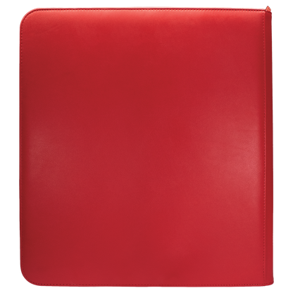 Vivid - 12-Pocket Zippered PRO-Binder - Vivid Red - Ultra Pro