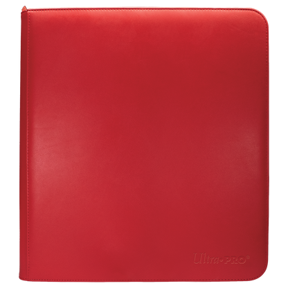 Vivid - 12-Pocket Zippered PRO-Binder - Vivid Red - Ultra Pro