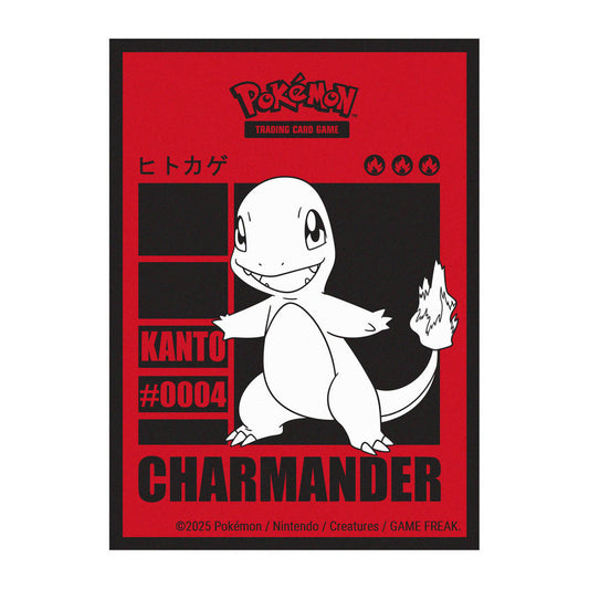 Pokemon - Charmander - Kanto Region - 65ct Deck Protector Sleeves - Ultra Pro