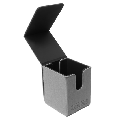 Ultra Pro - Patchcraft - Gray Alcove Flip Deck Box - Customize your deck box!
