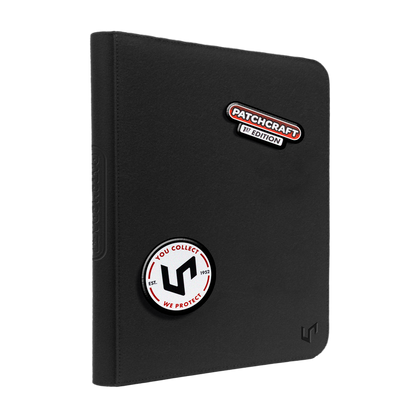 Ultra Pro - Patchcraft - Black 9-Pocket Zippered Premium PRO-Binder Holds 360 Cards