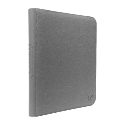 Ultra Pro - Patchcraft - Gray 9-Pocket Zippered Premium PRO-Binder Holds 360 Cards