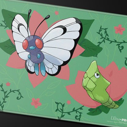 Caterpie Evolutions Stitched Playmat for the Pokemon