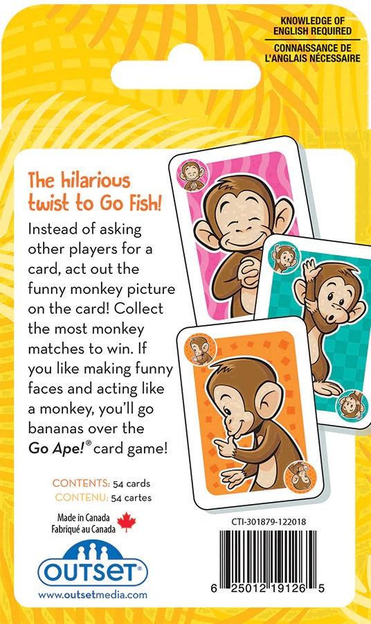 Go Ape! Card Game - Outset