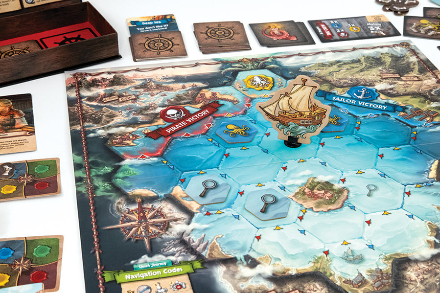 Feed the Kraken! - Deductive Logic Board Game Out on the High Seas - Outset Media