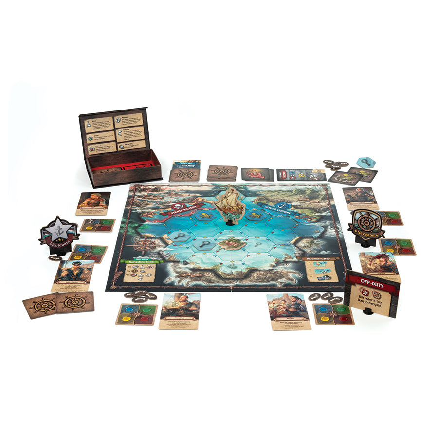 Feed the Kraken! - Deductive Logic Board Game Out on the High Seas - Outset Media
