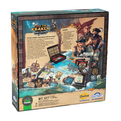 Feed the Kraken! - Deductive Logic Board Game Out on the High Seas - Outset Media