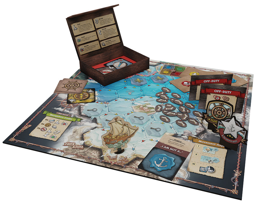Feed the Kraken! - Deductive Logic Board Game Out on the High Seas - Outset Media