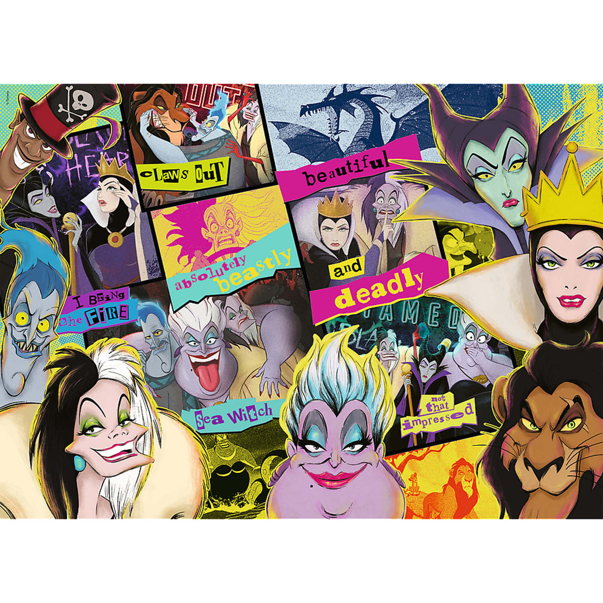 Puzzle: Woodcraft: Disney Villains 1000 Piece
