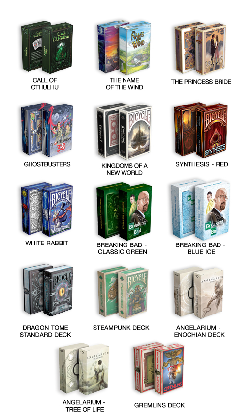 Assorted Fantasy & Science Fiction Licensed Playing Cards - Albino Dragon