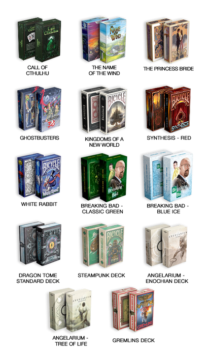 Assorted Fantasy & Science Fiction Licensed Playing Cards - Albino Dragon