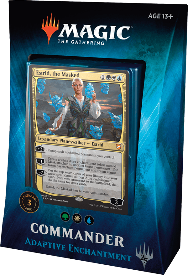 Magic the Gathering - Commander 2018 - Adaptive Enchantment Set - Wizards of the Coast