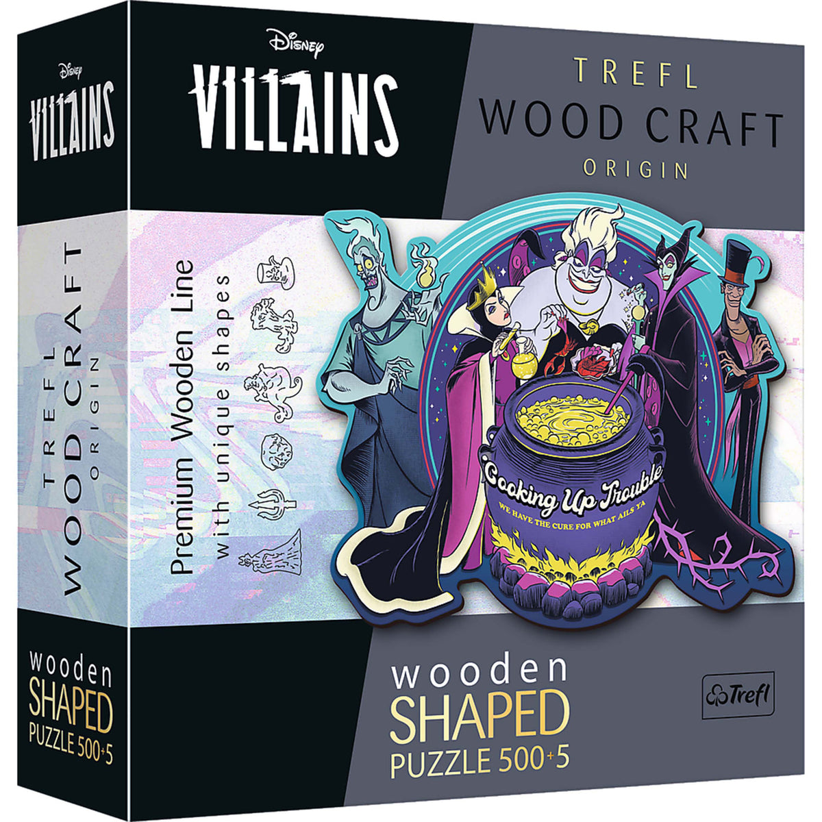 Puzzle: Woodcraft: Disney Villains 500 + 5 Piece