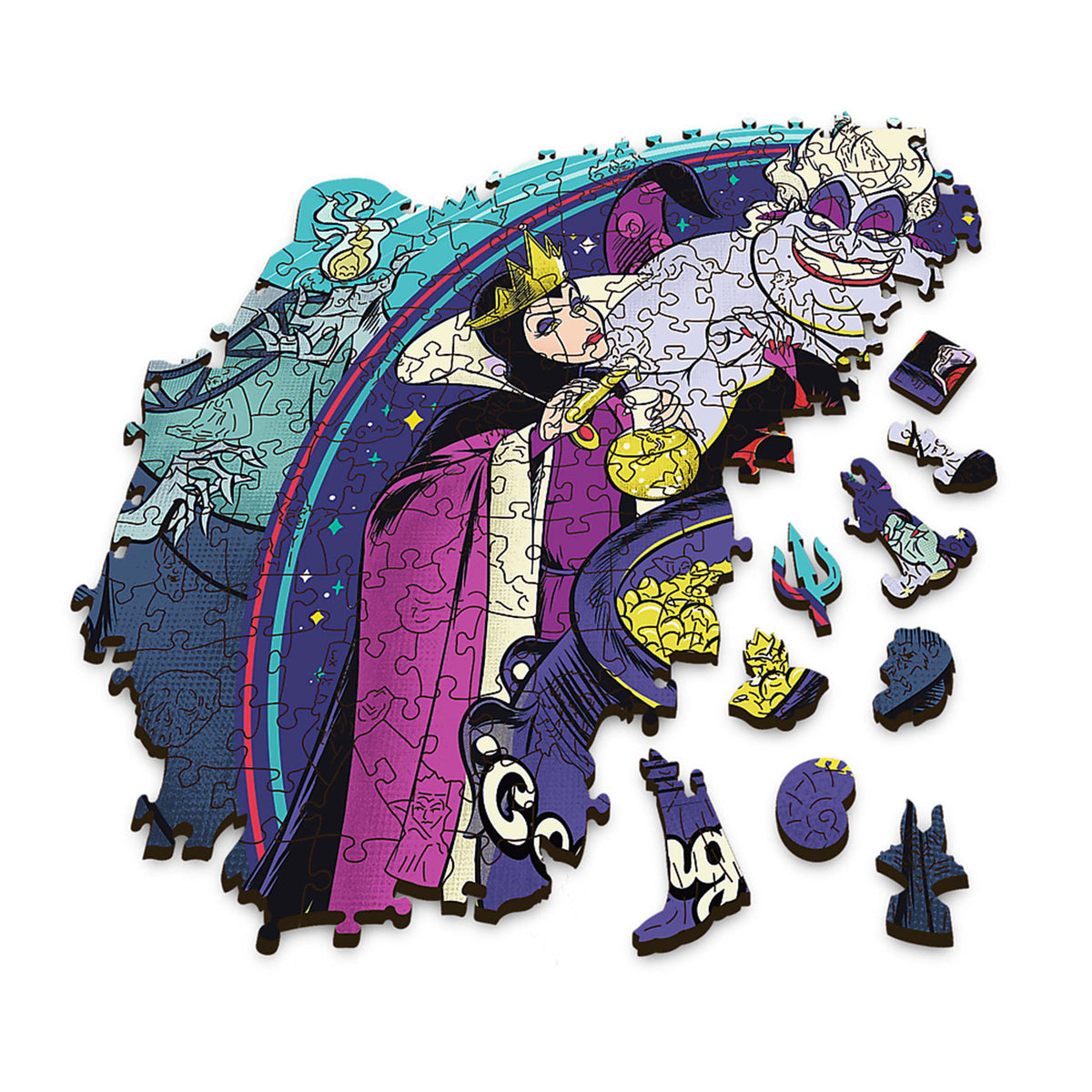 Puzzle: Woodcraft: Disney Villains 500 + 5 Piece
