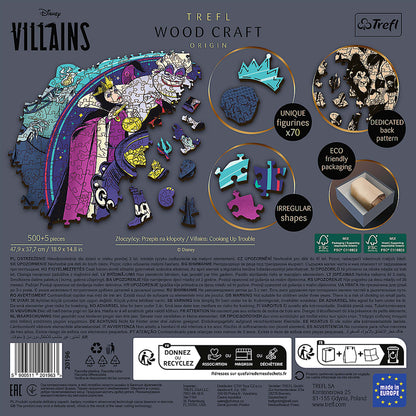Puzzle: Woodcraft: Disney Villains 500 + 5 Piece