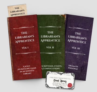 The Librarian's Apprentice - A Solo Roleplaying Game Adventure - Almost Bedtime Theater