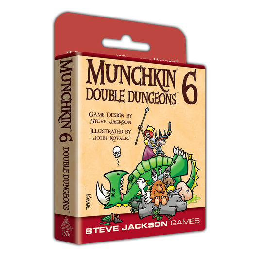 Munchkin 6 - Double Dungeons (Expanded Edition) Card Game Expansion