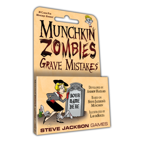 Munchkin Zombies - Grave Mistakes - Card Game Expansion