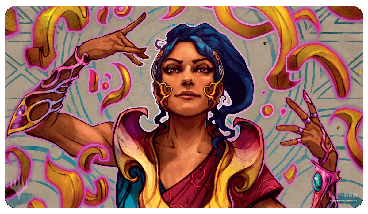 The Lost Caverns of Ixalan Saheeli, the Sun's Brilliance Standard Gaming Playmat for Magic: The Gathering