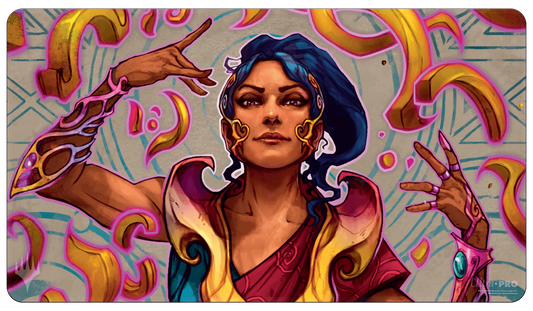 The Lost Caverns of Ixalan Saheeli, the Sun's Brilliance Standard Gaming Playmat for Magic: The Gathering
