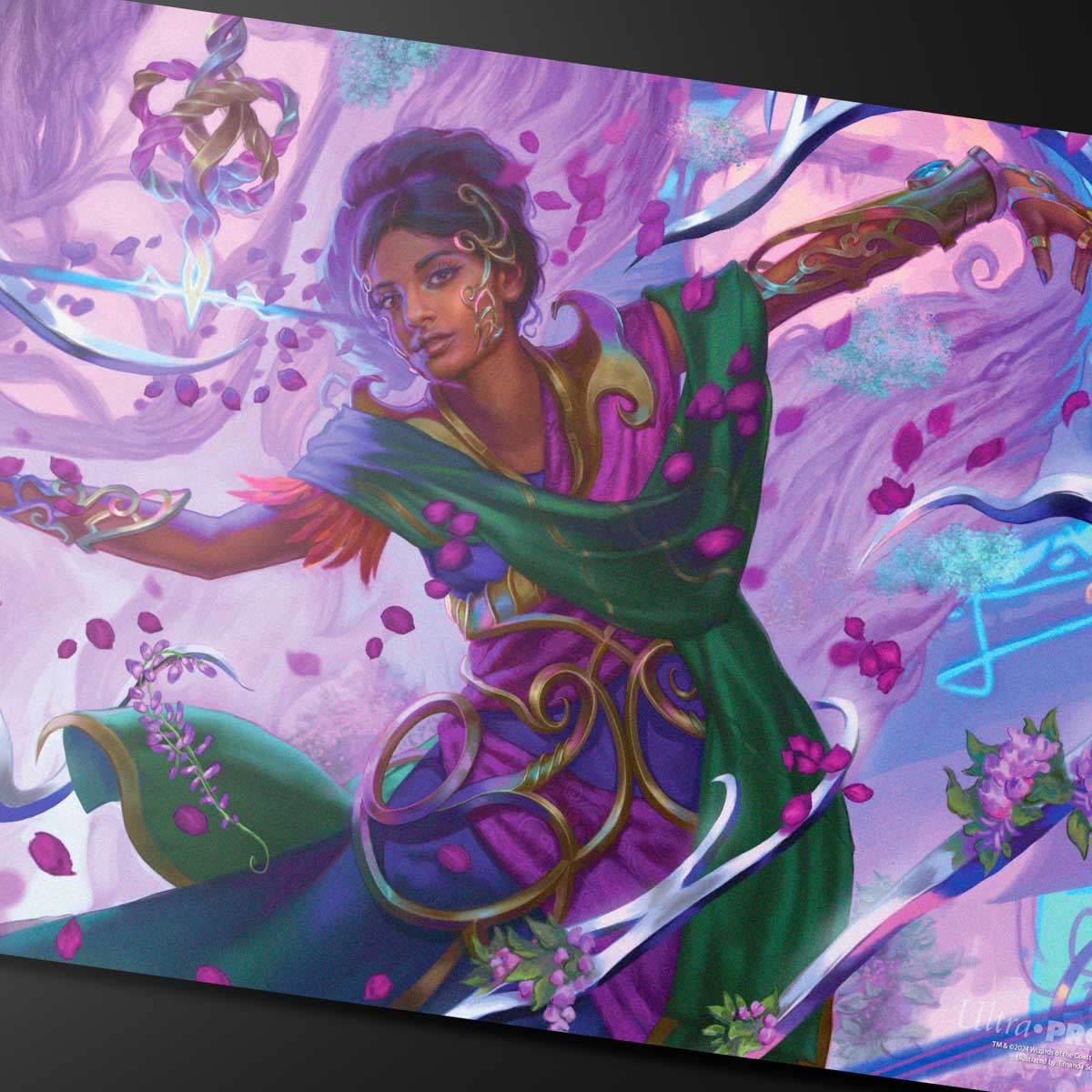 Magic: The Gathering - Aetherdrift - Avishkar - Playmat - Ultra Pro closeup