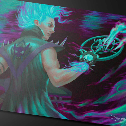 Magic: The Gathering - Aetherdrift - Winter - Playmat - Ultra Pro closeup