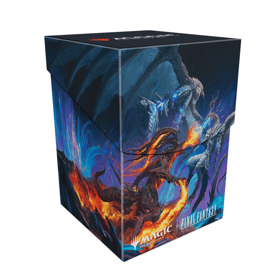 Magic: The Gathering®  FINAL FANTASY™ Bahamut and Ifrit 100+ Deck Box - Ultra Pro
