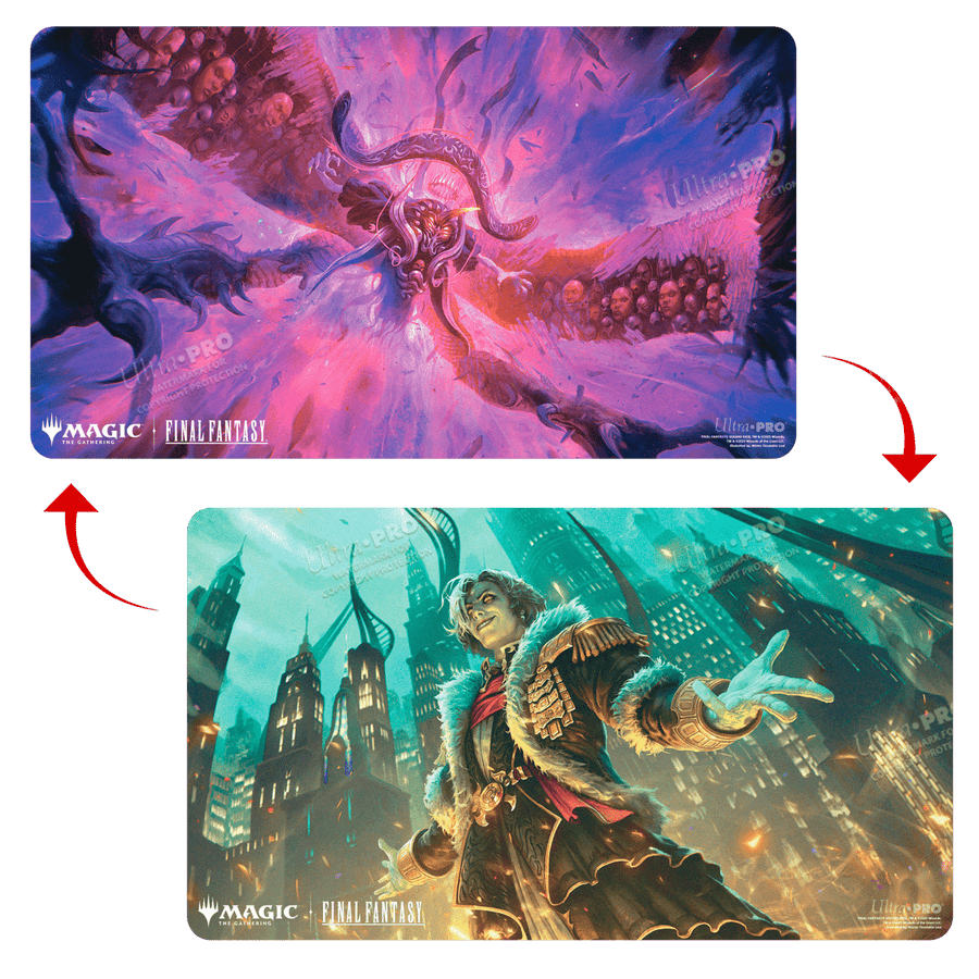 Magic: The Gathering®—FINAL FANTASY™ Emet-Selch, Unsundered / Hades, Sorcerer of Eld Double-Sided Playmat - Ultra Pro
