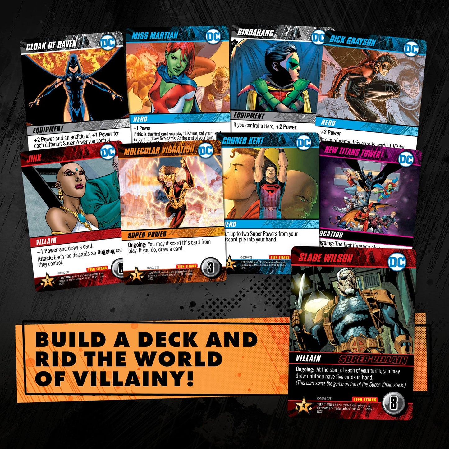 DC Comics Deck Building Game - Teen Titans Core Set - Cryptozoic Entertainment