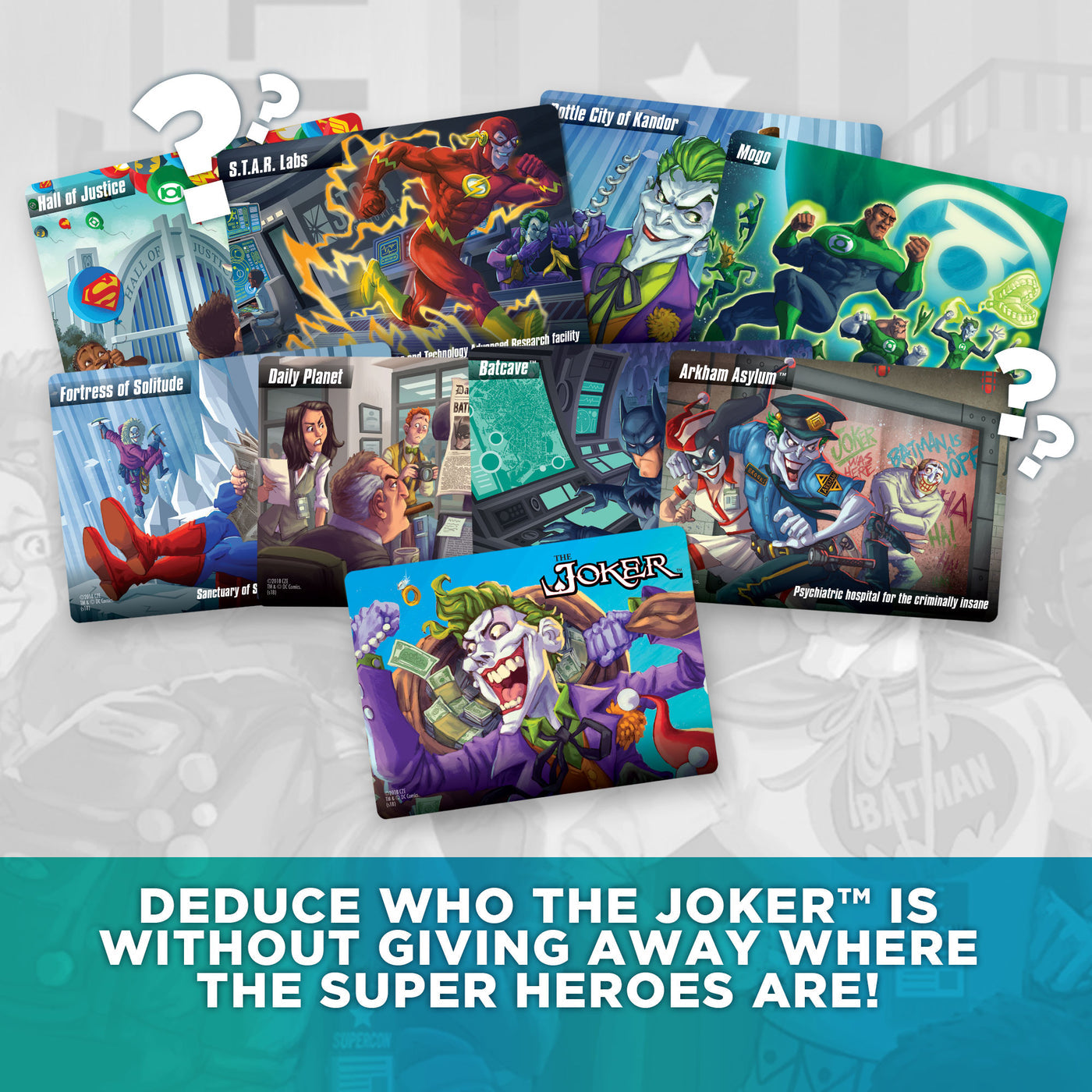 DC Spyfall - Group Card Game - Cryptozoic Entertainment