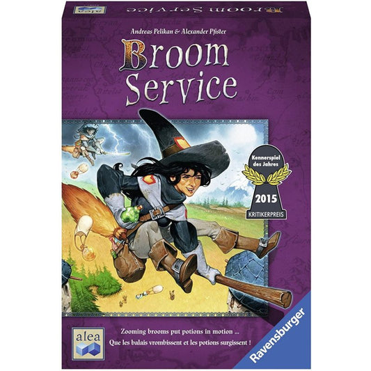 Broom Service - The Board Game - Ravensburger - Multilingual Edition