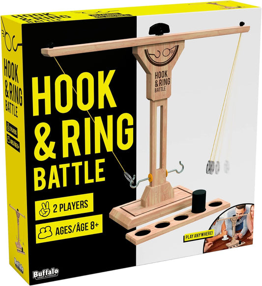 Hook & Ring Battle Party Game: Tabletop Version - Buffalo Games