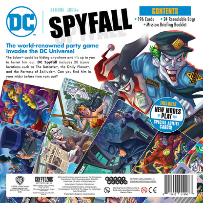 DC Spyfall - Group Card Game - Cryptozoic Entertainment