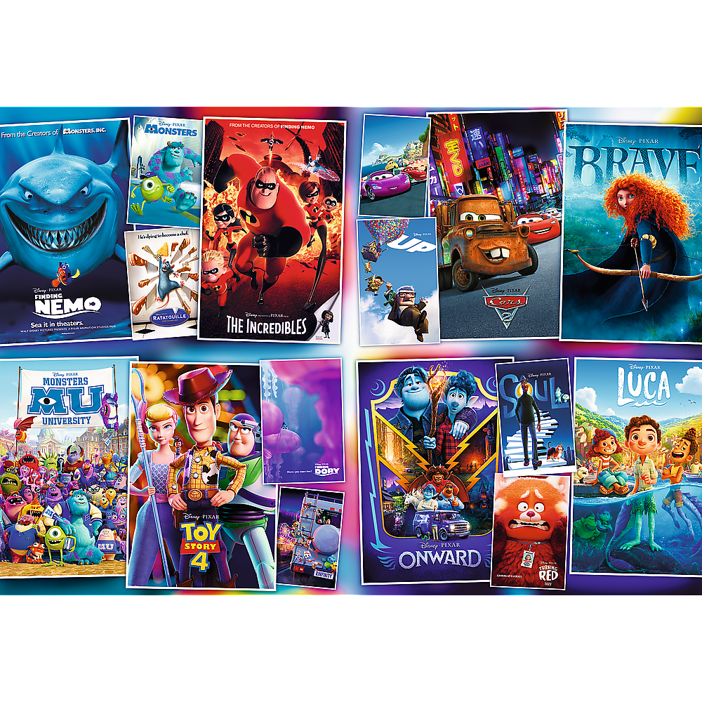 Puzzle: Epic Animation Gallery Disney Pixar 6000 Piece + Poster (Trefl Prime)