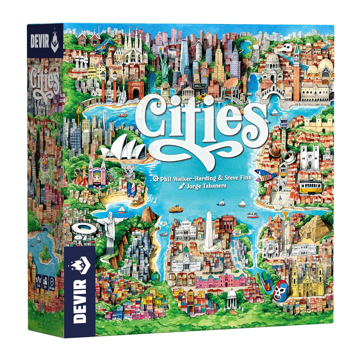 CITIES - Urban Planning Board Game - Devir Games