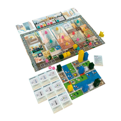 CITIES USA - Urban Planning board Game - Devir Games