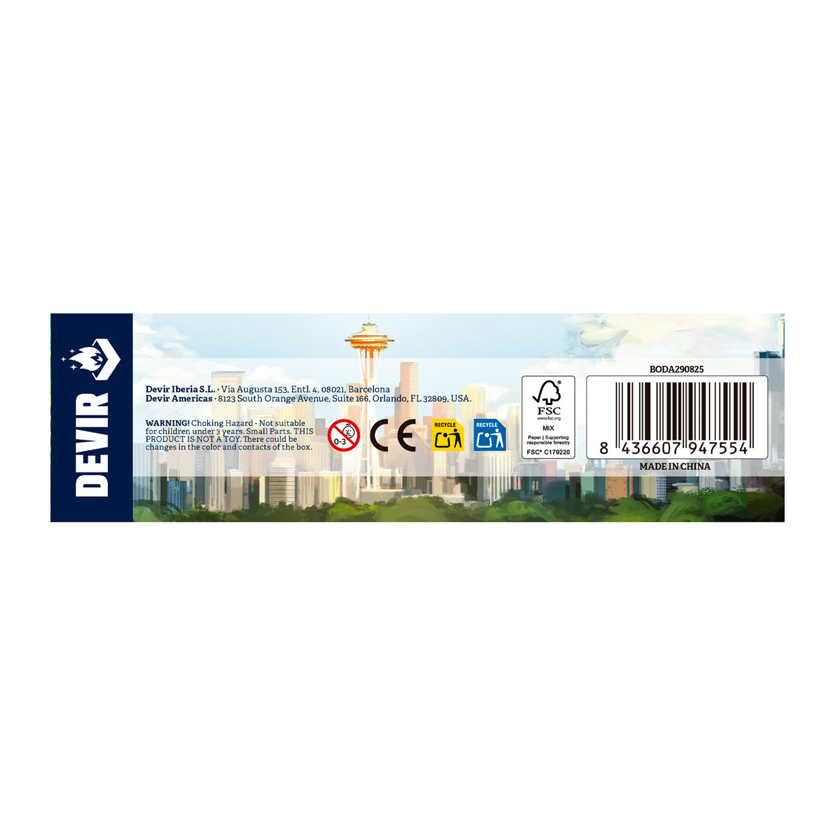 CITIES USA - Urban Planning board Game - Devir Games