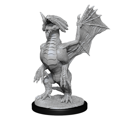 D&D: Nolzur's Marvelous Unpainted Miniatures - Bronze Dragon Wyrmling & Sea Treasure W13