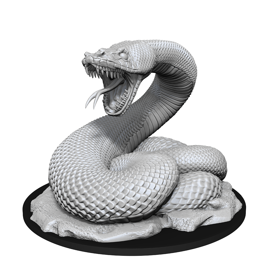 Dungeons & Dragons Unpainted Miniatures - Giant Constrictor Snake - Nolzur's Marvelous Miniatures W13