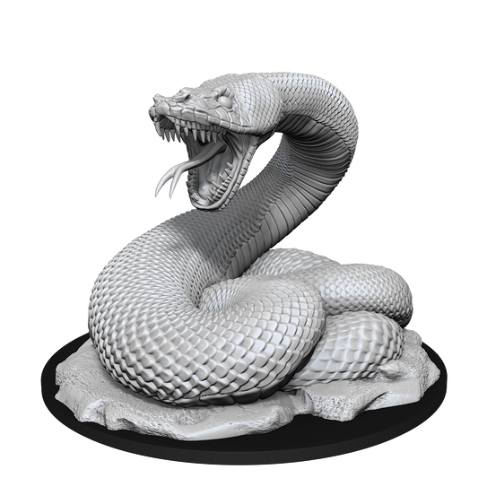 Dungeons & Dragons Unpainted Miniatures - Giant Constrictor Snake - Nolzur's Marvelous Miniatures W13