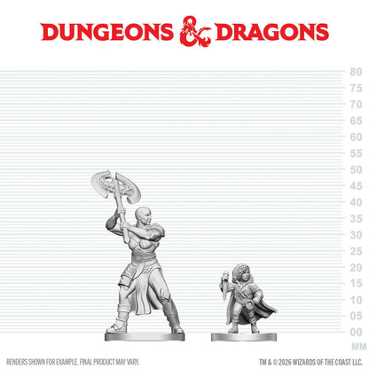 Dungeons & Dragons - Goliath Barbarian & Halfling Rogue - Nolzur's Marvelous Miniatures