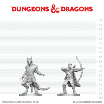 Dungeons & Dragons - Elf Ranger & Dragonborn Monk - Nolzur's Marvelous Miniatures