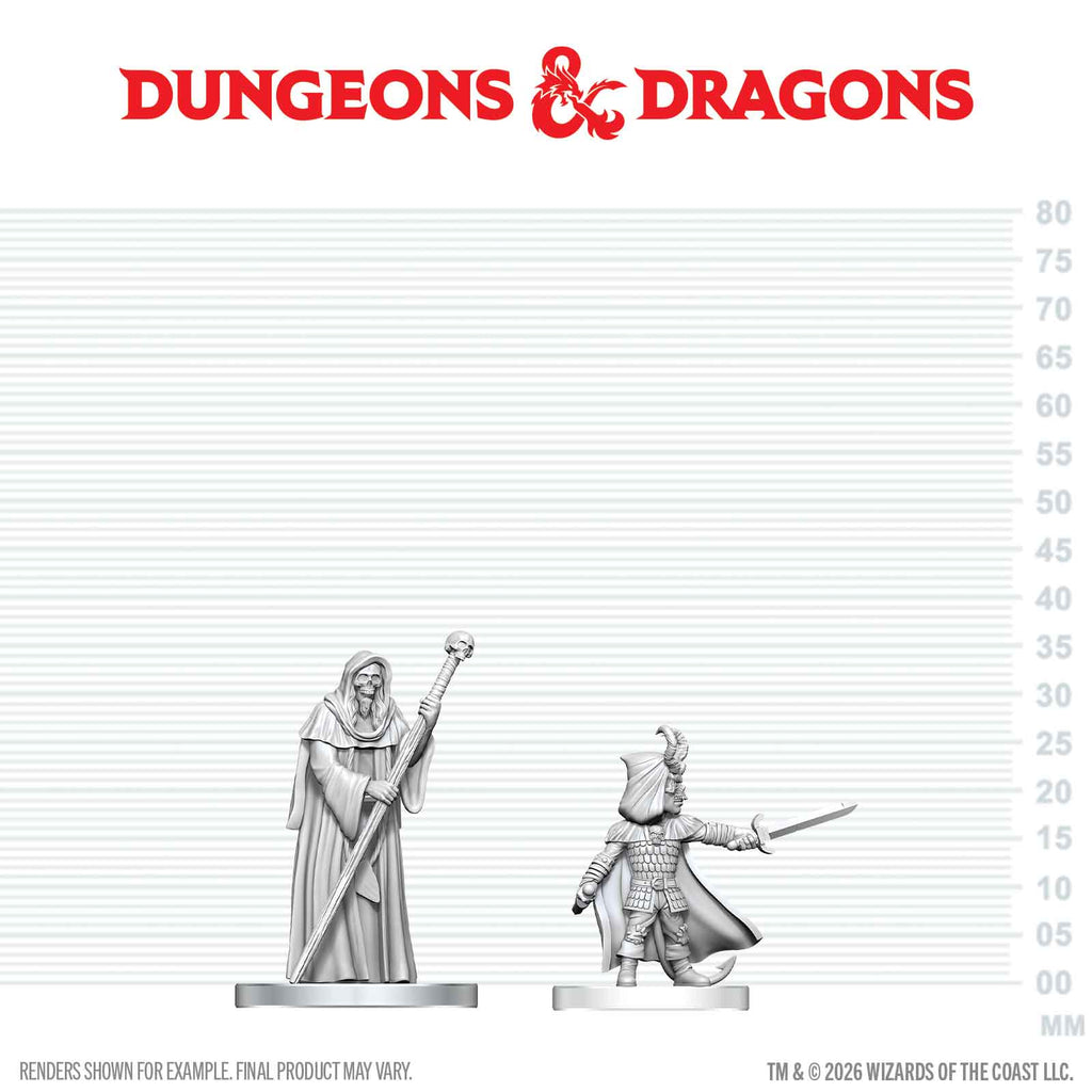 Dungeons & Dragons - Cultist of Baal & Cultist of Myrkul - Nolzur's Marvelous Miniatures