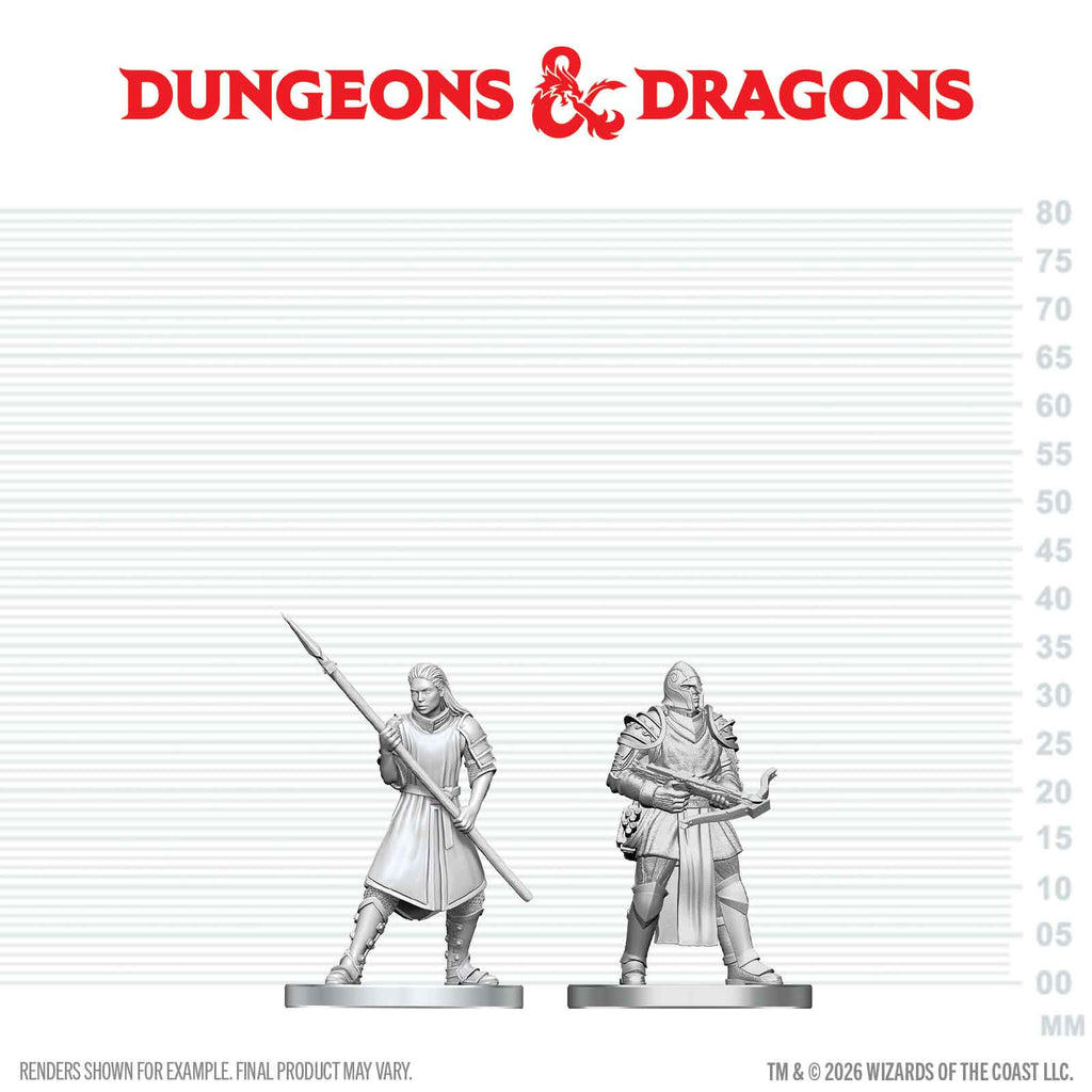 Dungeons & Dragons - Drow Elite Warrior & Drow Priestess of Lolth - Nolzur's Marvelous Miniatures