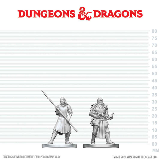 Dungeons & Dragons - Town Guards - Nolzur's Marvelous Miniatures